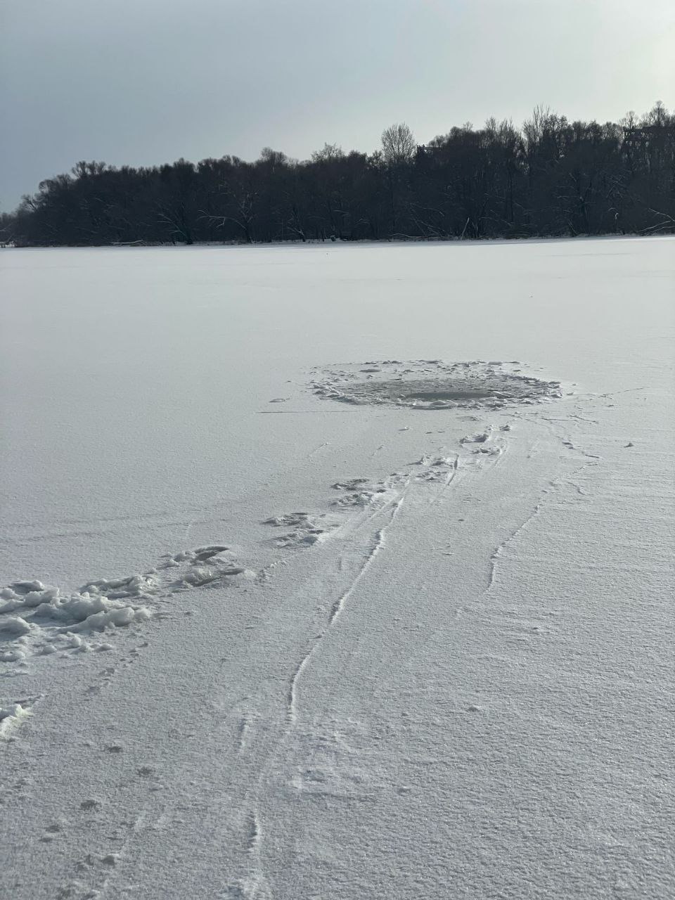 В Пензе выясняют обстоятельства гибели мужчины, провалившегося под лёд