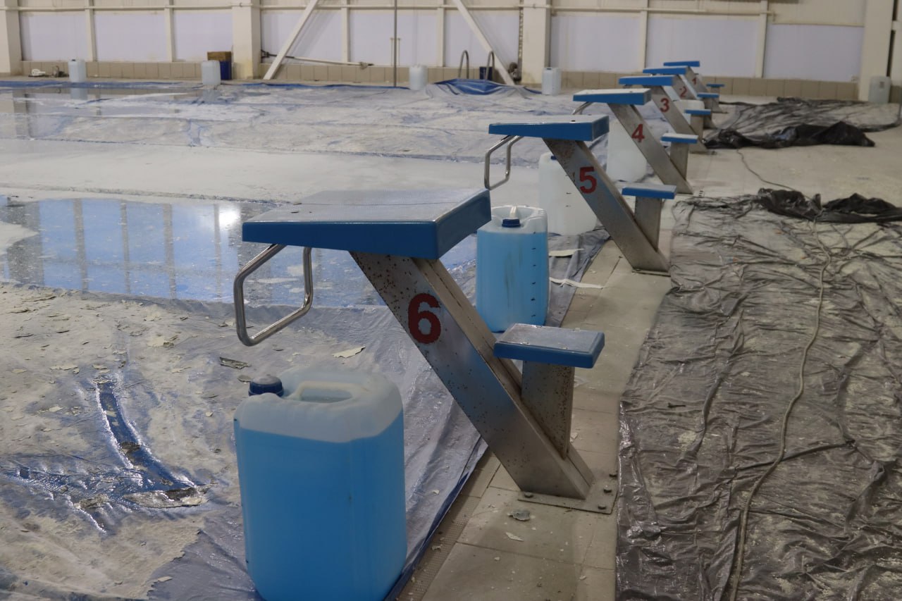 Бассейн спорткомплекса в Городище готов к открытию после ремонта