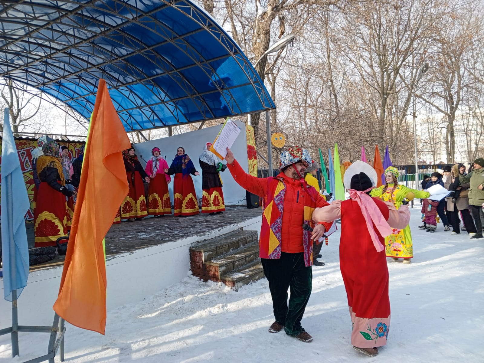 Кузнечане проводили зиму на традиционных масленичных гуляниях