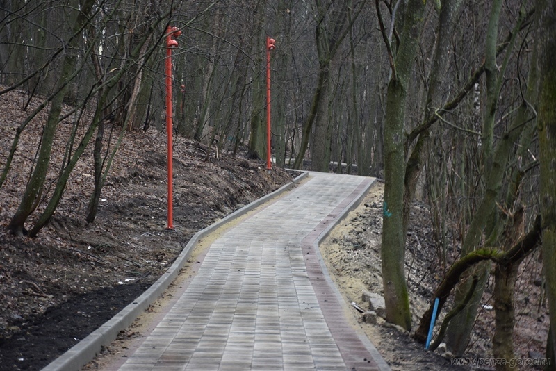 К 1 мая в Пензе завершат ремонт Тропы здоровья