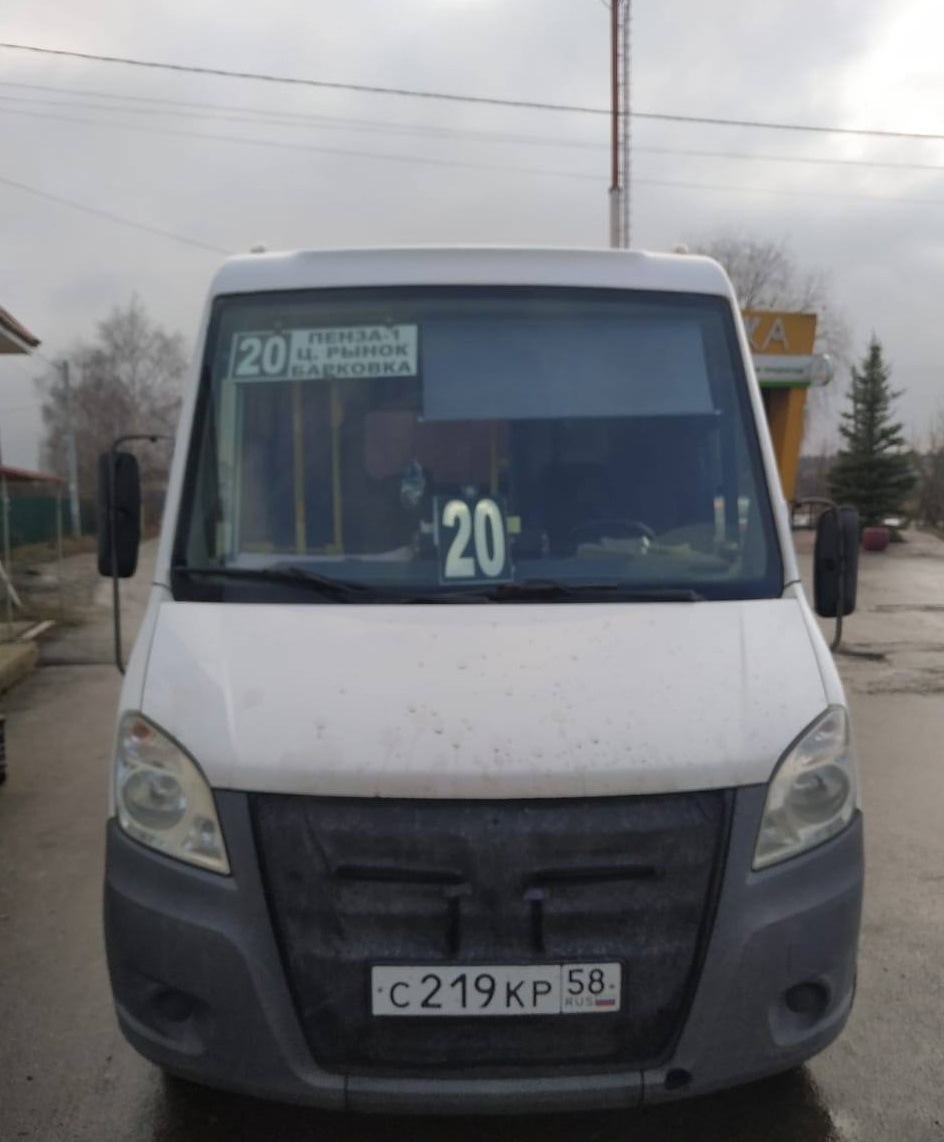 В Пензе изменят остановки автобусного маршрута №20