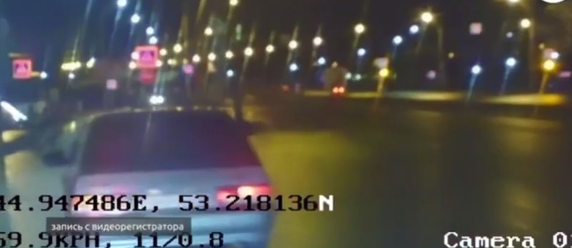 Опубликовано видео задержания нетрезвого несовершеннолетнего водителя в Пензе