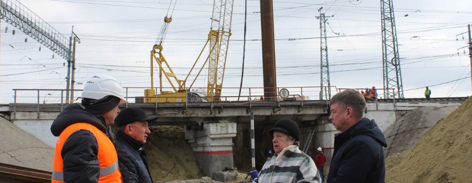 Реконструкция путепровода на улице Ерик в Пензе идет полным ходом