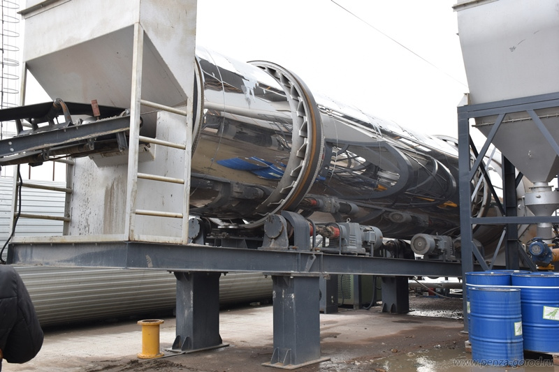 В Пензе заработал асфальтобетонный завод