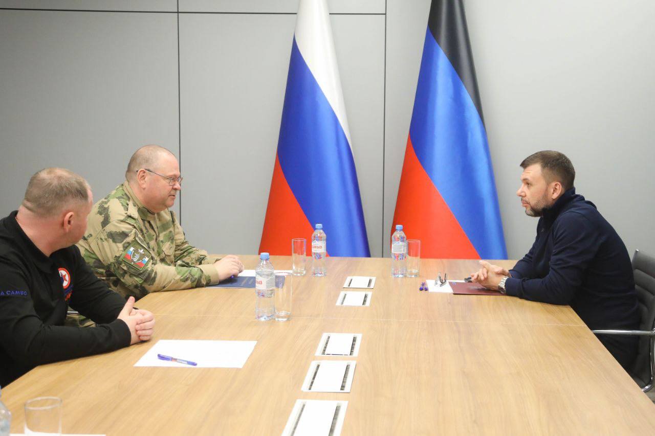 Пензенский губернатор встретился с Денисом Пушилиным