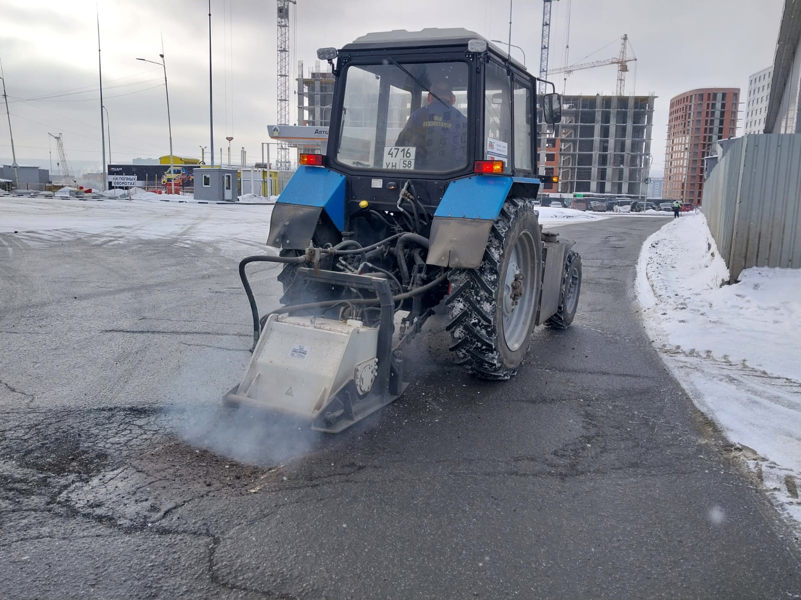 В Пензе отремонтируют разбитую дорогу на улице 65-летия Победы