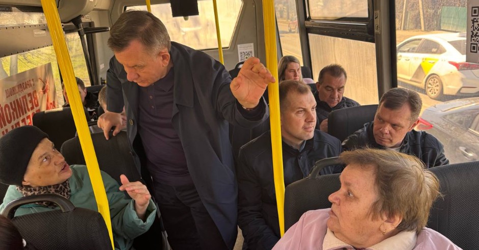 Александр Гришаев проверил маршрут №40 в Пензе