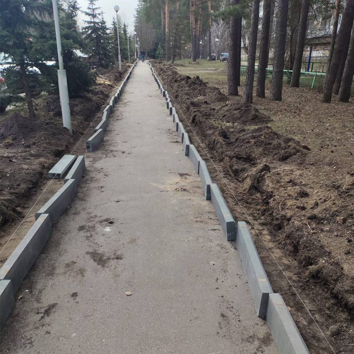 В Заречном обновляют пешеходную зону от Центрального парка до сквера Демакова