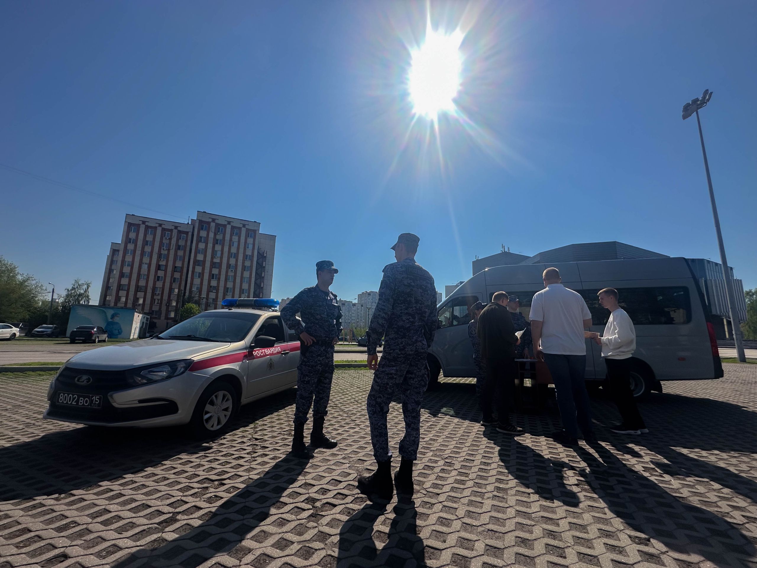 Мобильный пункт набора в Росгвардию появился на улицах Пензы