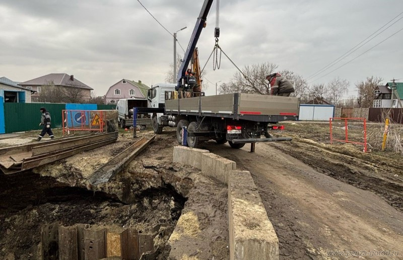 В Междуречье завершается строительство канализации на улице Кустодиева