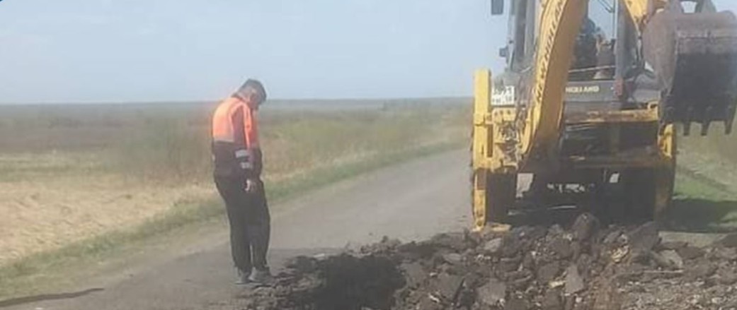 Дорожники ликвидировали пучинистость на дороге в Мокшанском районе