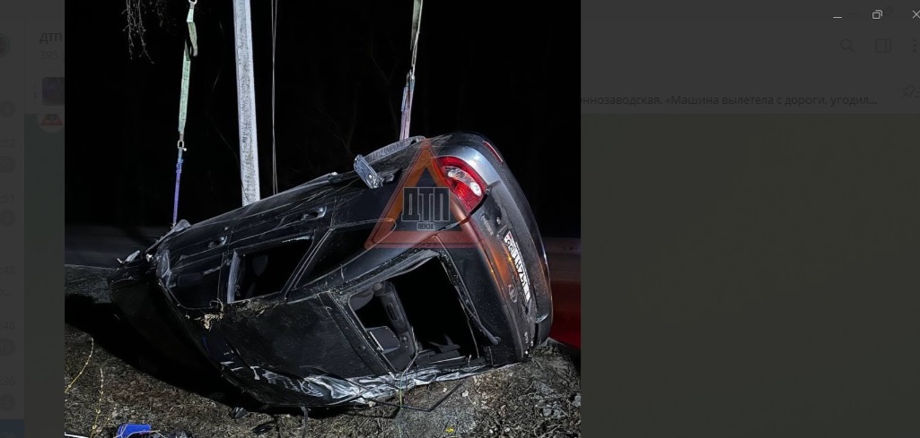 Приора перевернулась и вылетела в кювет в пензенских Ахунах