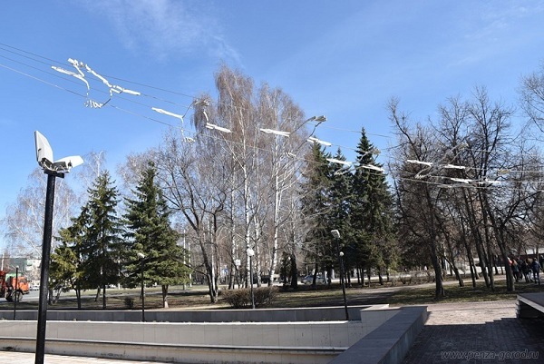 В Пензе сквер «Журавли» обещают обновить до конца недели