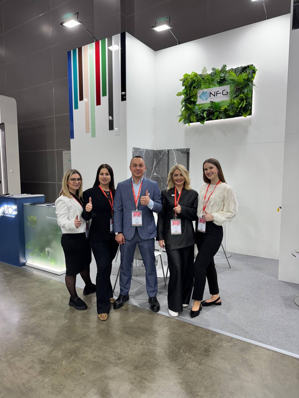 Завод NFG представил инновации из стекла на выставке MosBuild 2025
