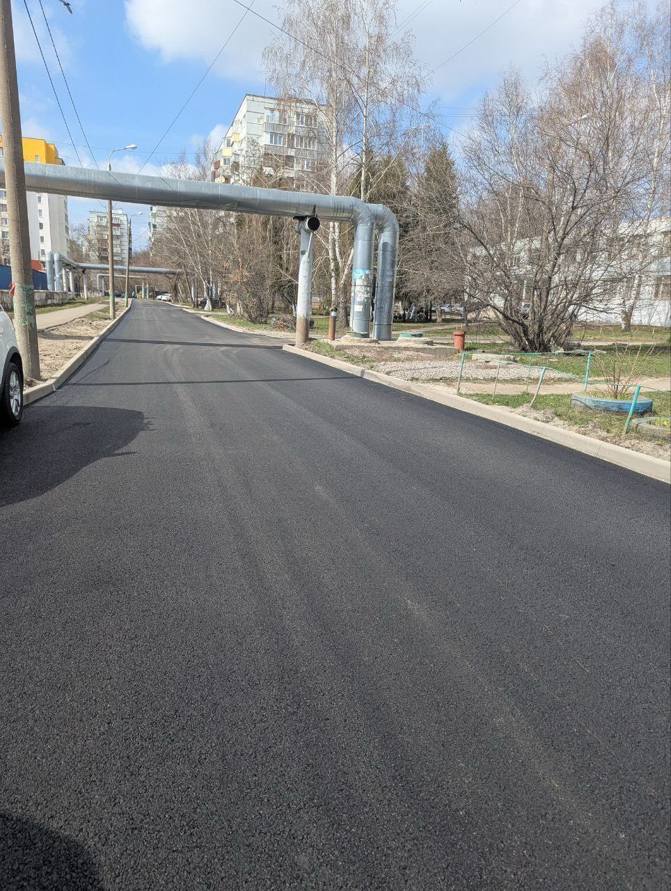 В Пензе завершен ремонт дорог у гимназии №13