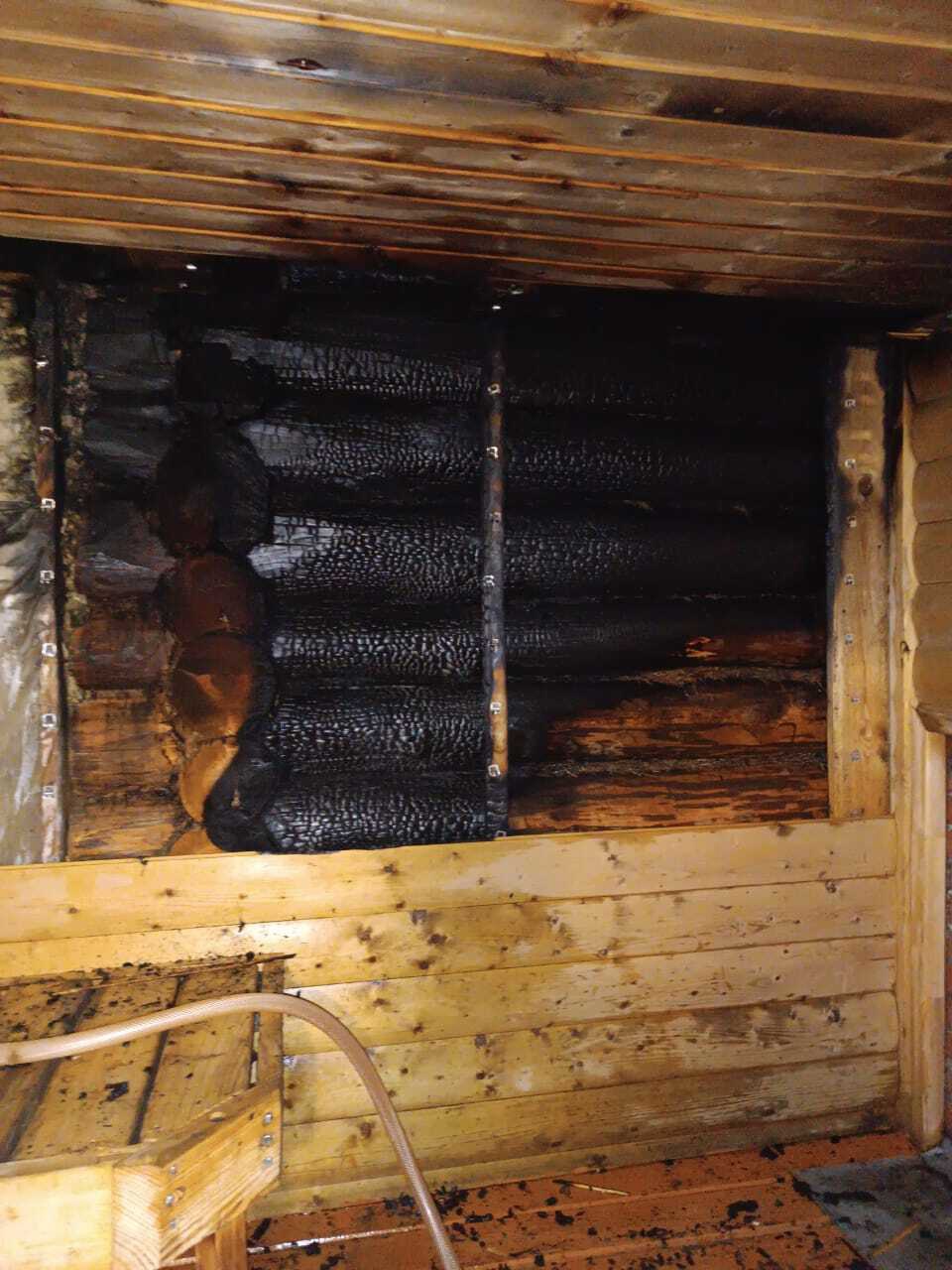 Пожар в бане в селе Средняя Елюзань потушен совместными усилиями пожарных