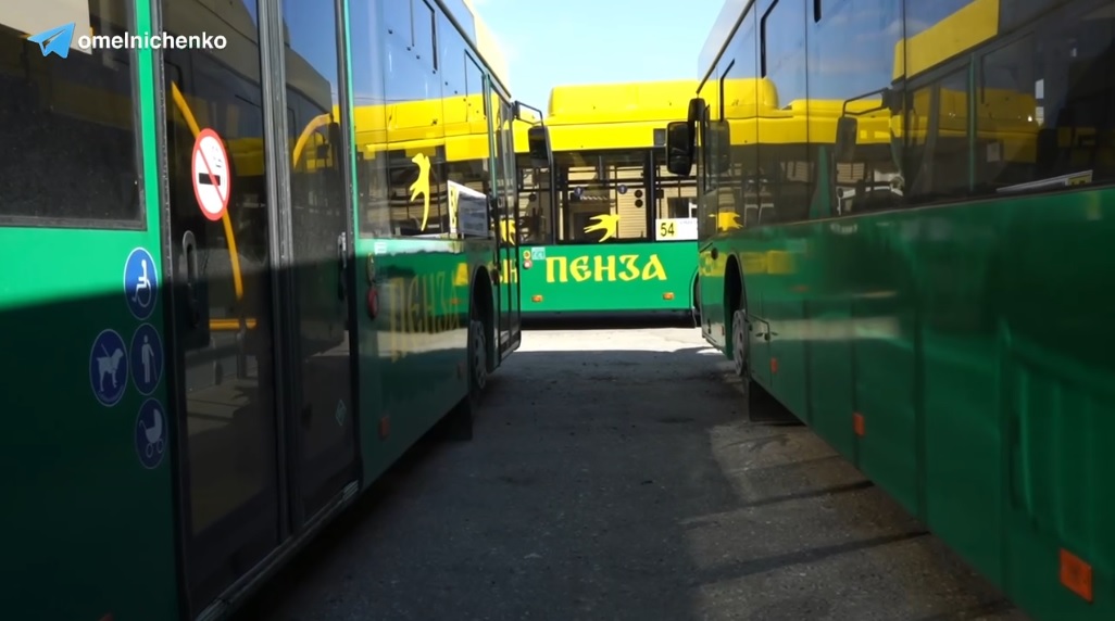 Новые белорусские автобусы вышли на 54 маршрут в Пензе