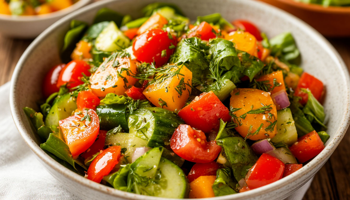 Топ-5 летних салатов из овощей: свежесть и витамины на вашем столе