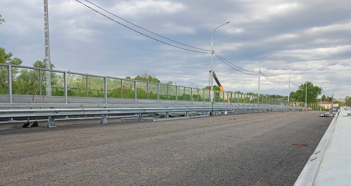 Реконструкция моста через реку Шукша в Лунино идет с опережением графика