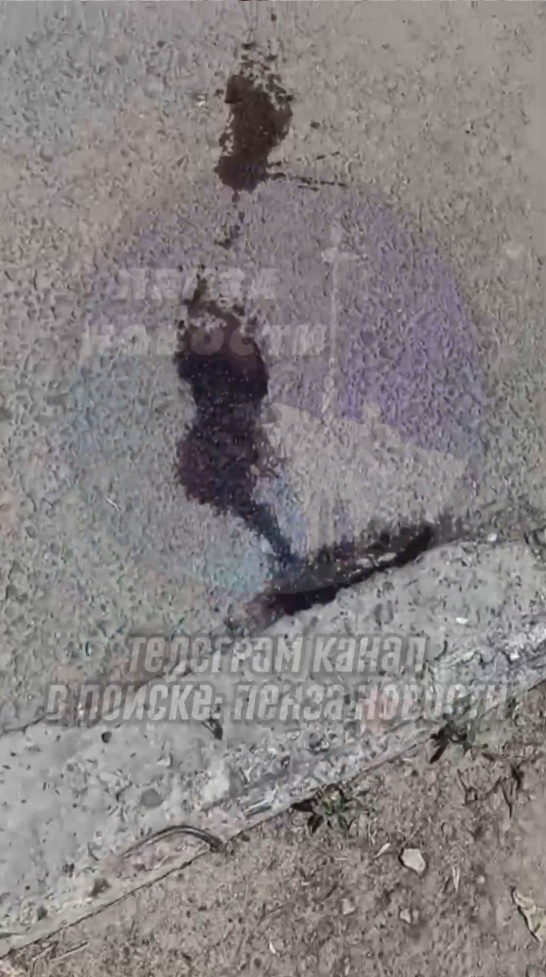 Кровь на асфальте: пензенцы рассказали о кровавых отпечатках ног в Арбеково