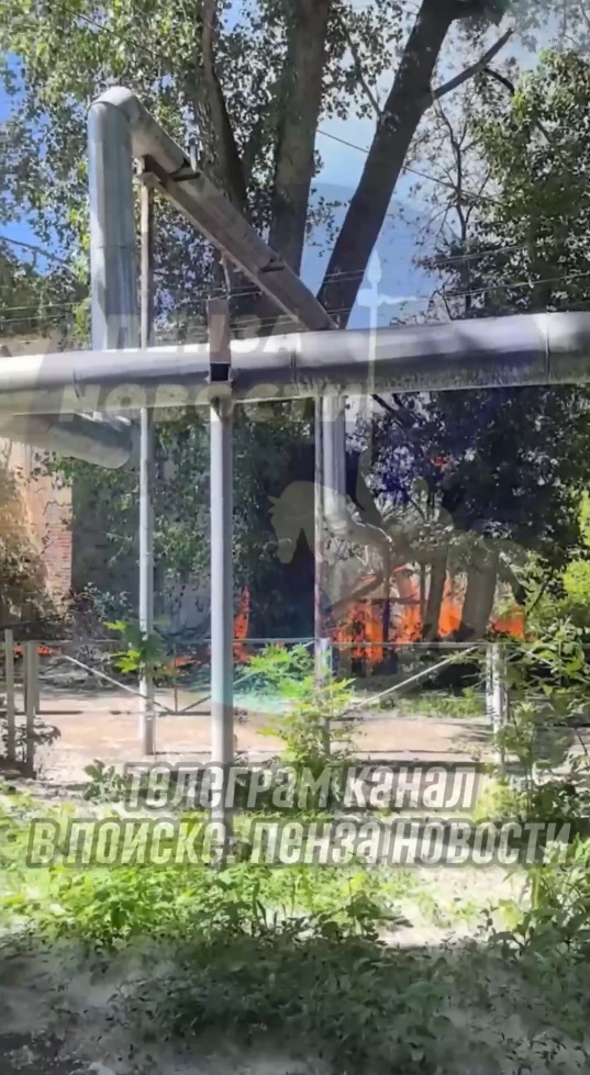 Опасная шалость: в Пензе на Циолковского шесть пожарных тушили горящий пух