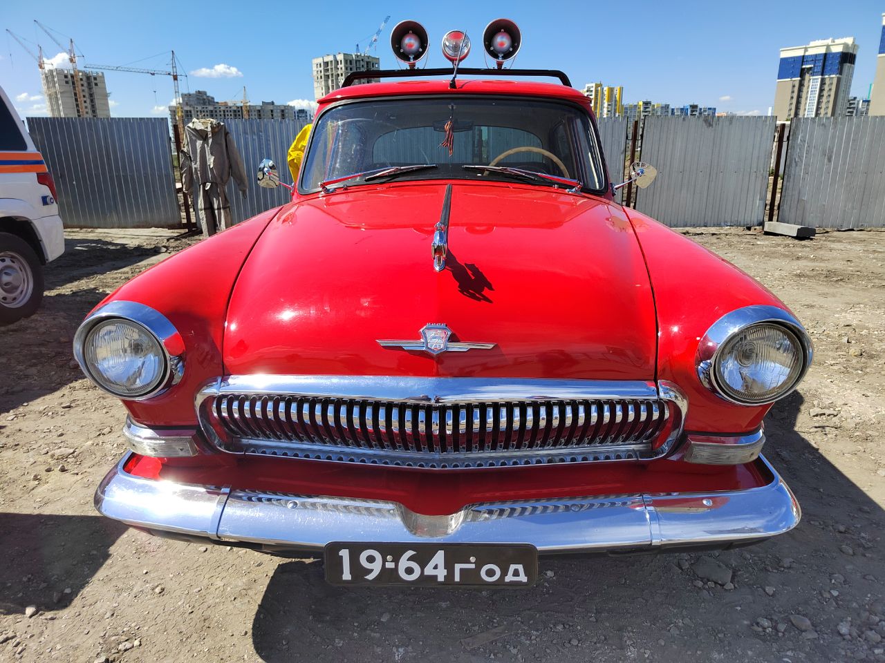 Ретро-техника МЧС впечатлила гостей фестиваля "Крылья Спутника"