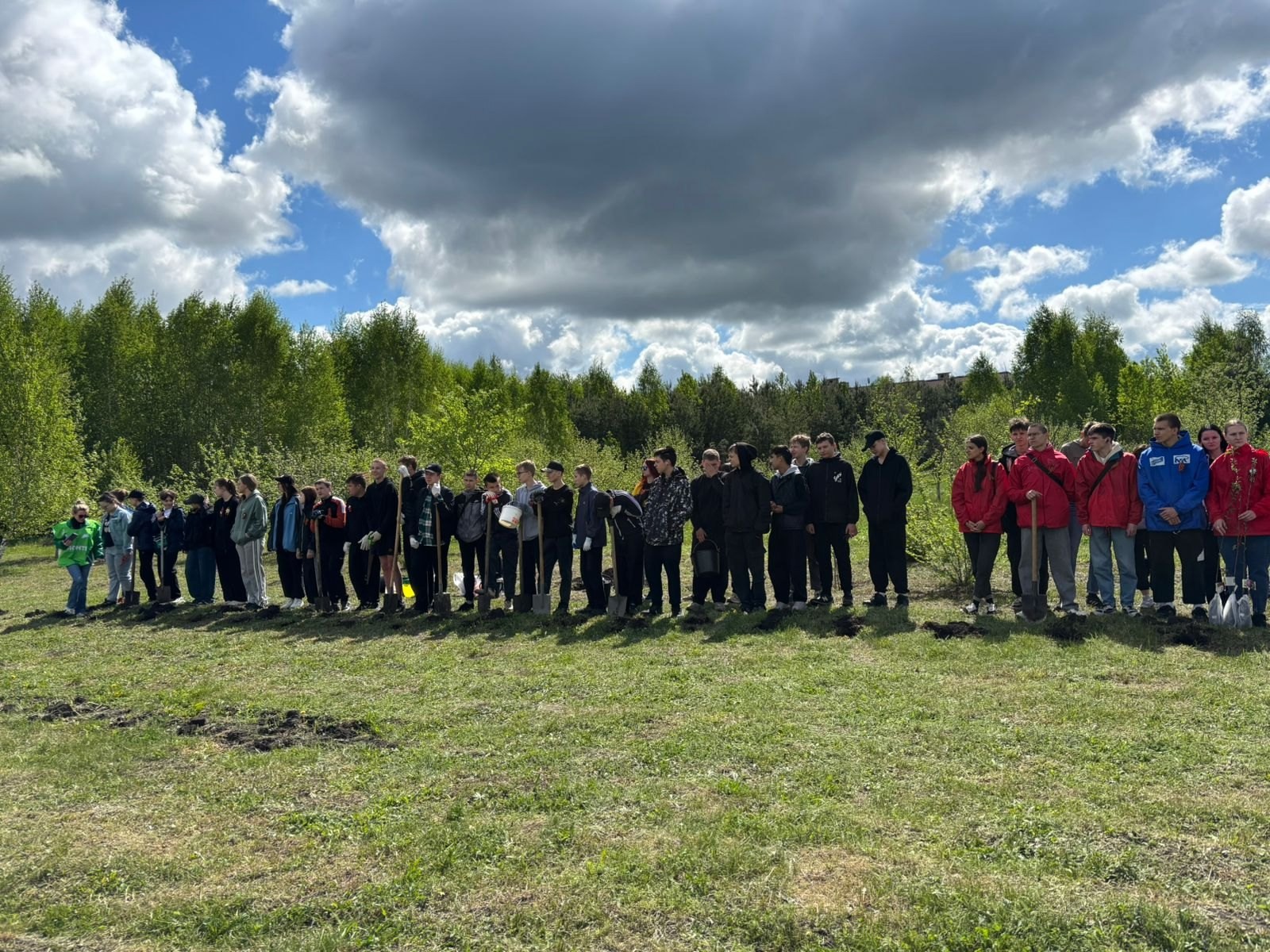 В Сердобском районе высадили деревья в память о героях войны