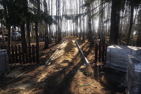 В Вадинске началась модернизация парка на Первомайской