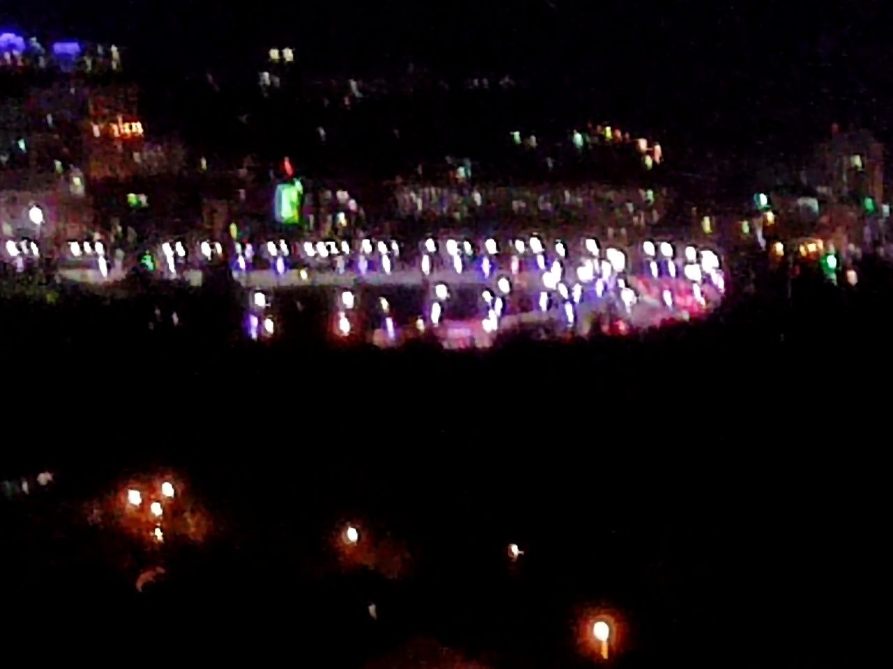 Грандиозный салют в Пензе остановил движение на мосту через Суру