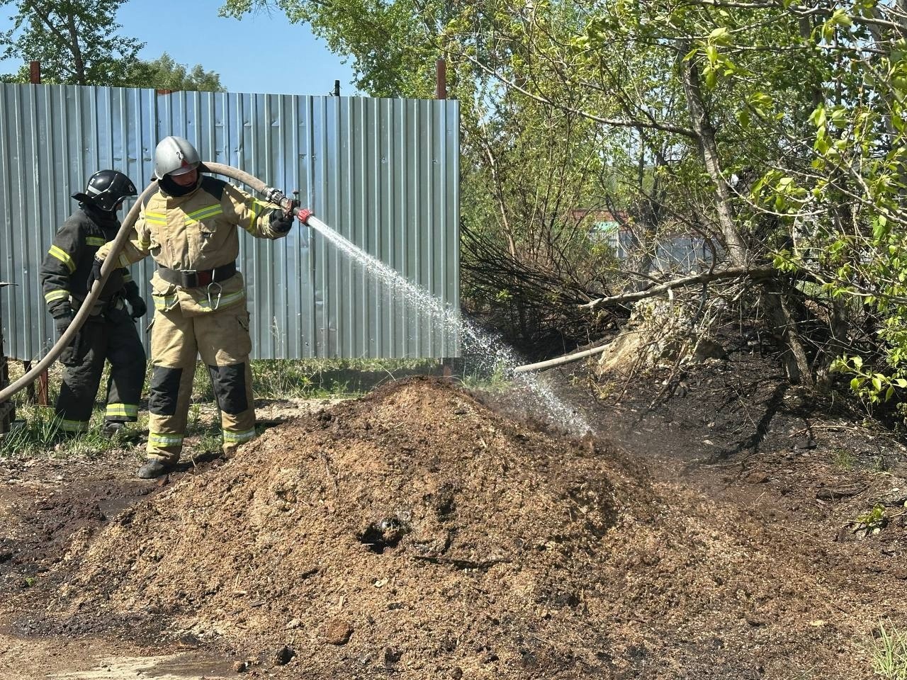 В Городищенском районе потушен пожар – горел мусор
