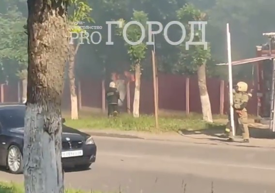 В Пензе случился пожар на Татаро-Еврейском кладбище