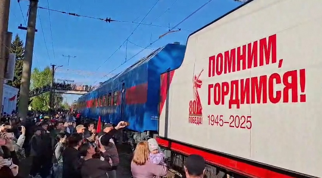 Паровоз Победы сделает остановку в Кузнецке 4 мая