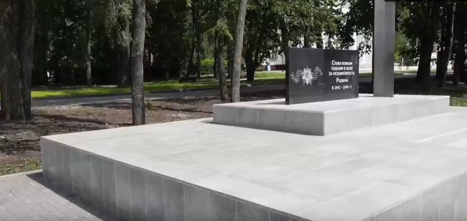 В Никольске обещают высадить декоративные деревья у обелиска «Воинской славы»