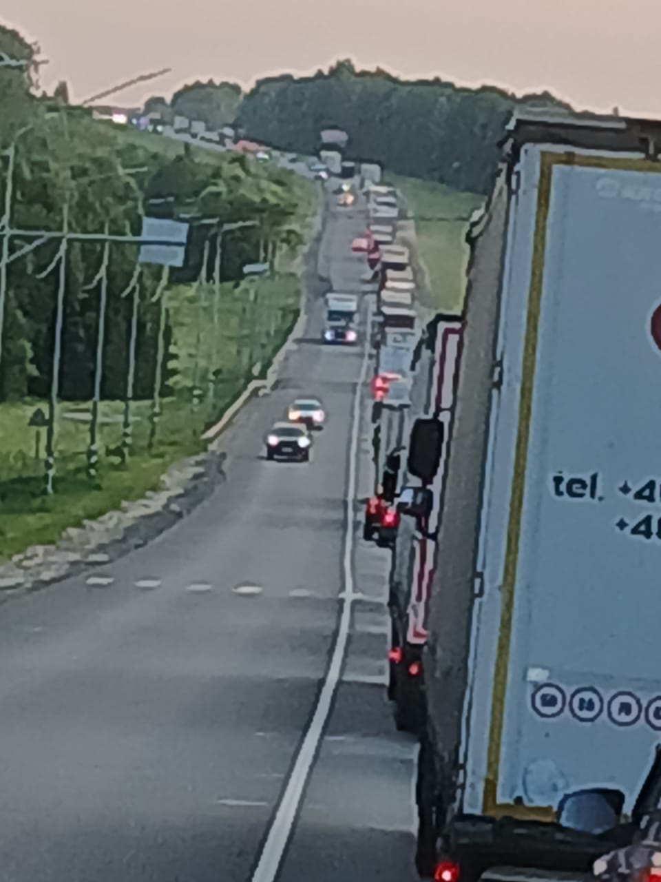 ДТП с мотоциклистом спровоцировало 10-километровый затор на М5