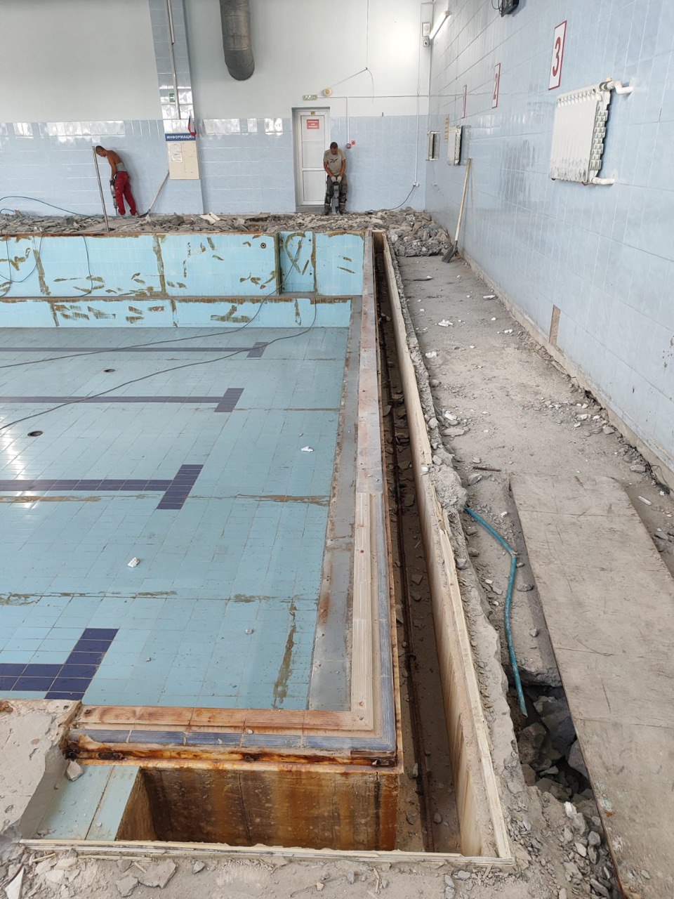 В Пензе стартовал капитальный ремонт 25-метрового бассейна в Ахунах