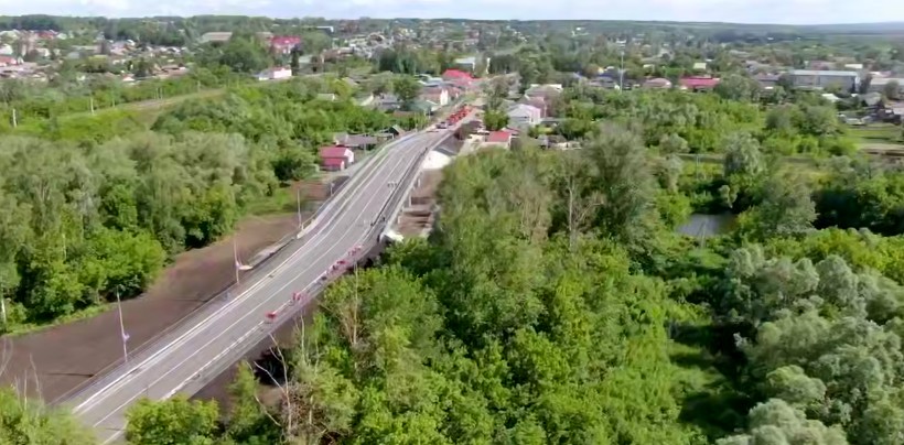 В Пензенской области открыли движение по новому мосту через реку Шукша
