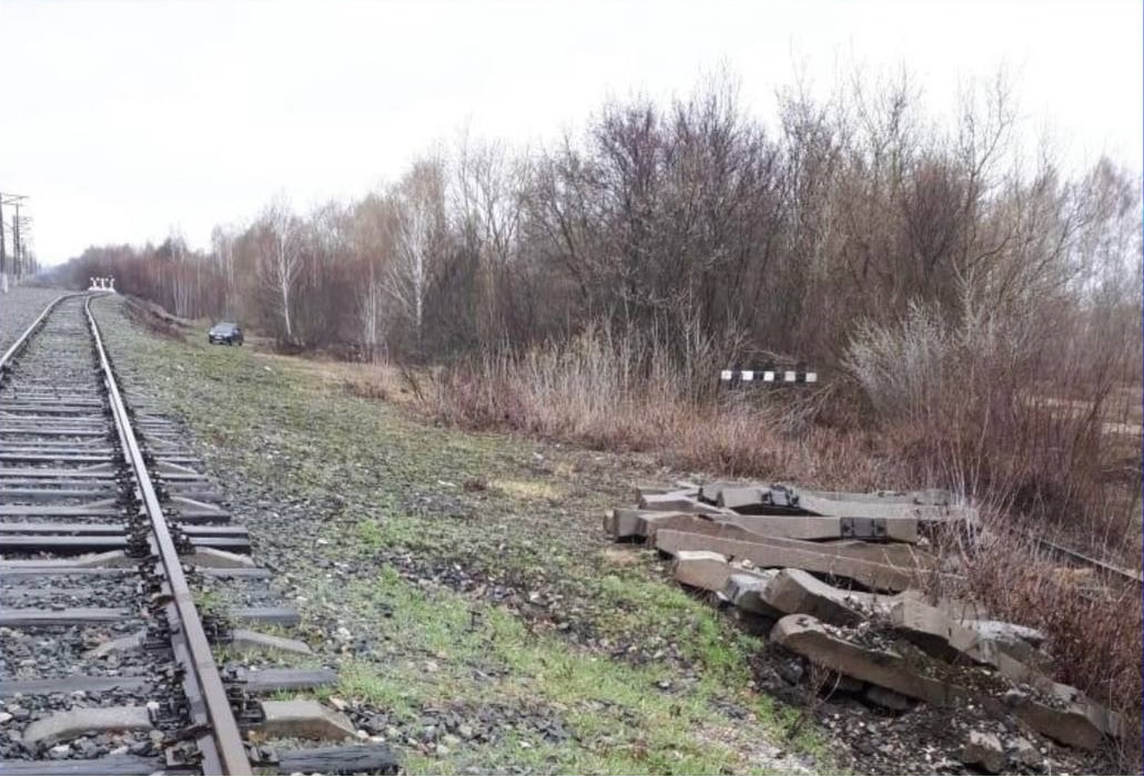 В Кузнецке железнодорожники устроили свалку у леса