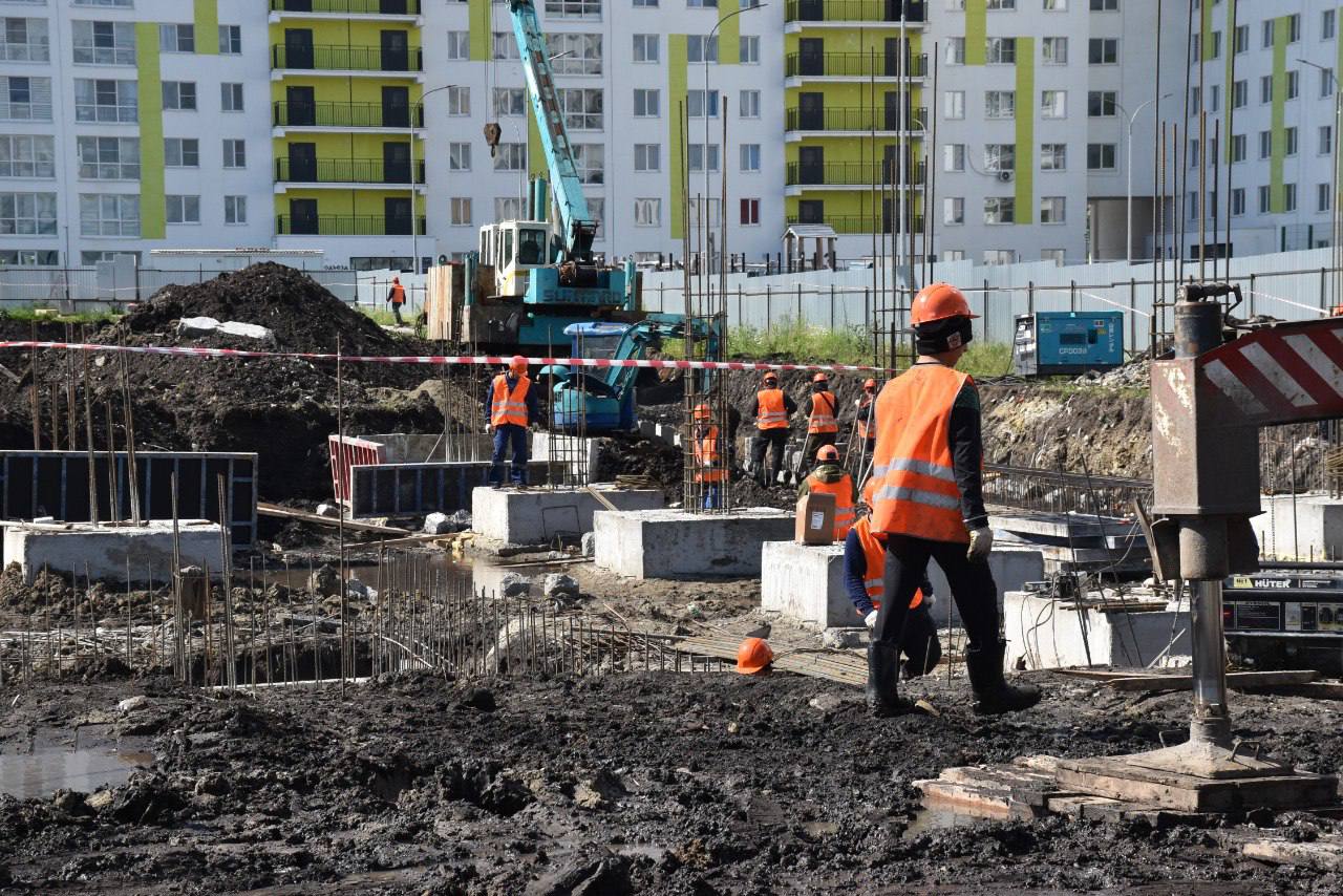 В Пензе строят новую школу на 1100 мест с инженерно-техническим уклоном