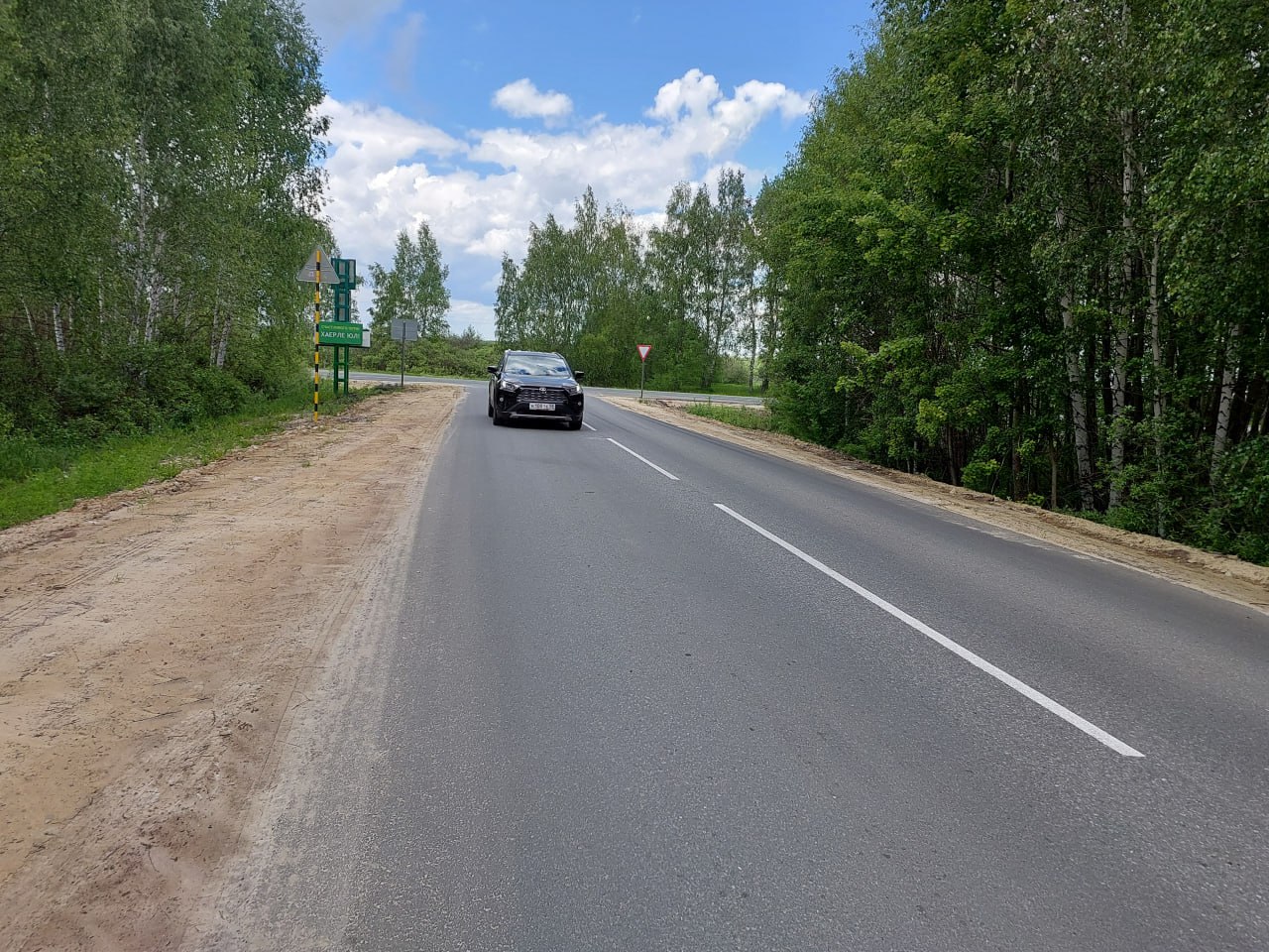 В Лопатинском районе отремонтировали 15 км дороги Маяк-Китунькино