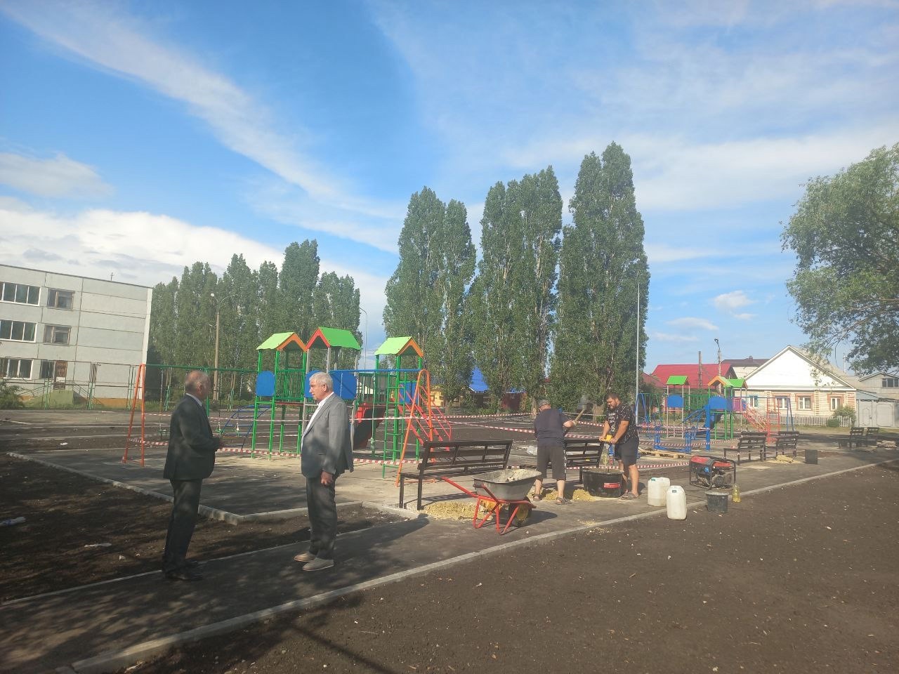 В Кузнецке до конца июня откроется новая детская спортплощадка