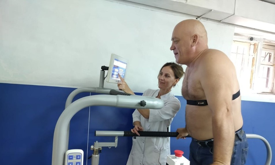 В Сердобской больнице появилась новая беговая дорожка для диагностики сердца