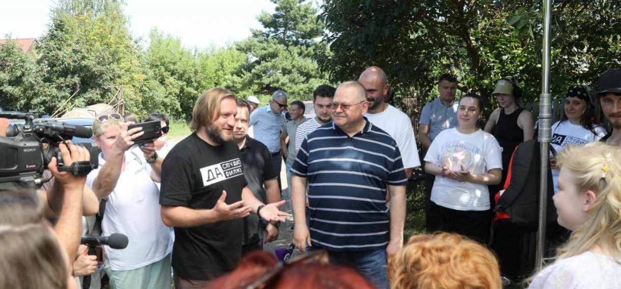 Олег Мельниченко посетил съёмки фильма в Пензенской области