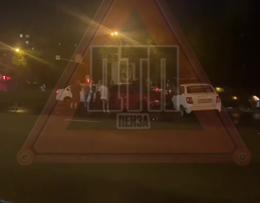 Массовое ДТП в Пензе: 5 машин столкнулись в темноте