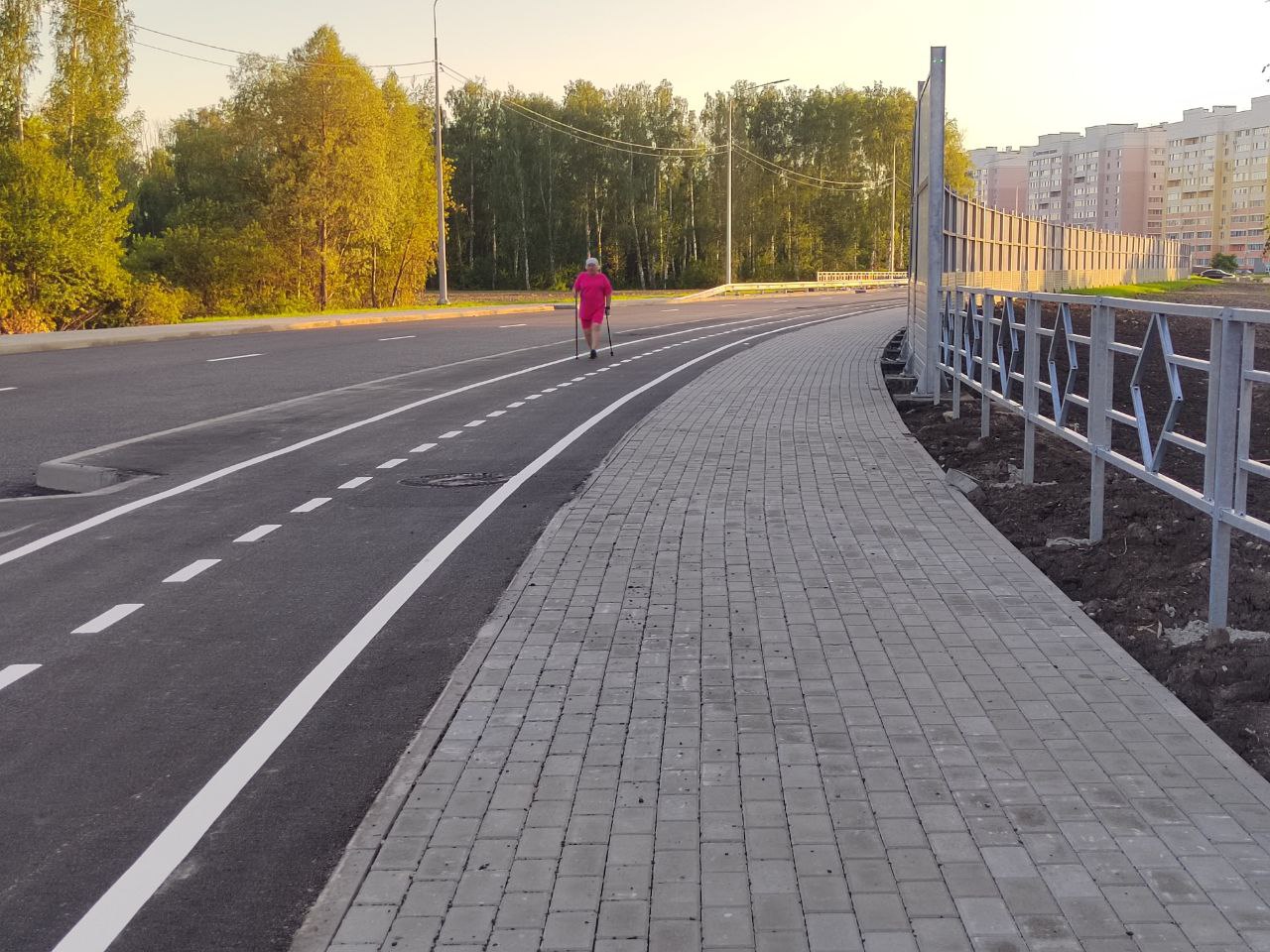 В Пензе открыли движение по новой дороге, соединяющей улицы Антонова и Измайлова