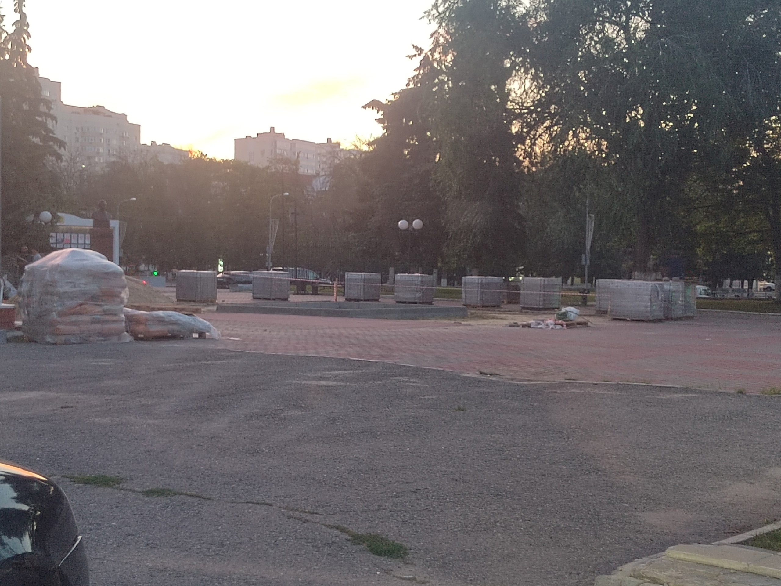 В Пензе заделали дыру: что появится на месте снесенного фонтана в сквере Ермина