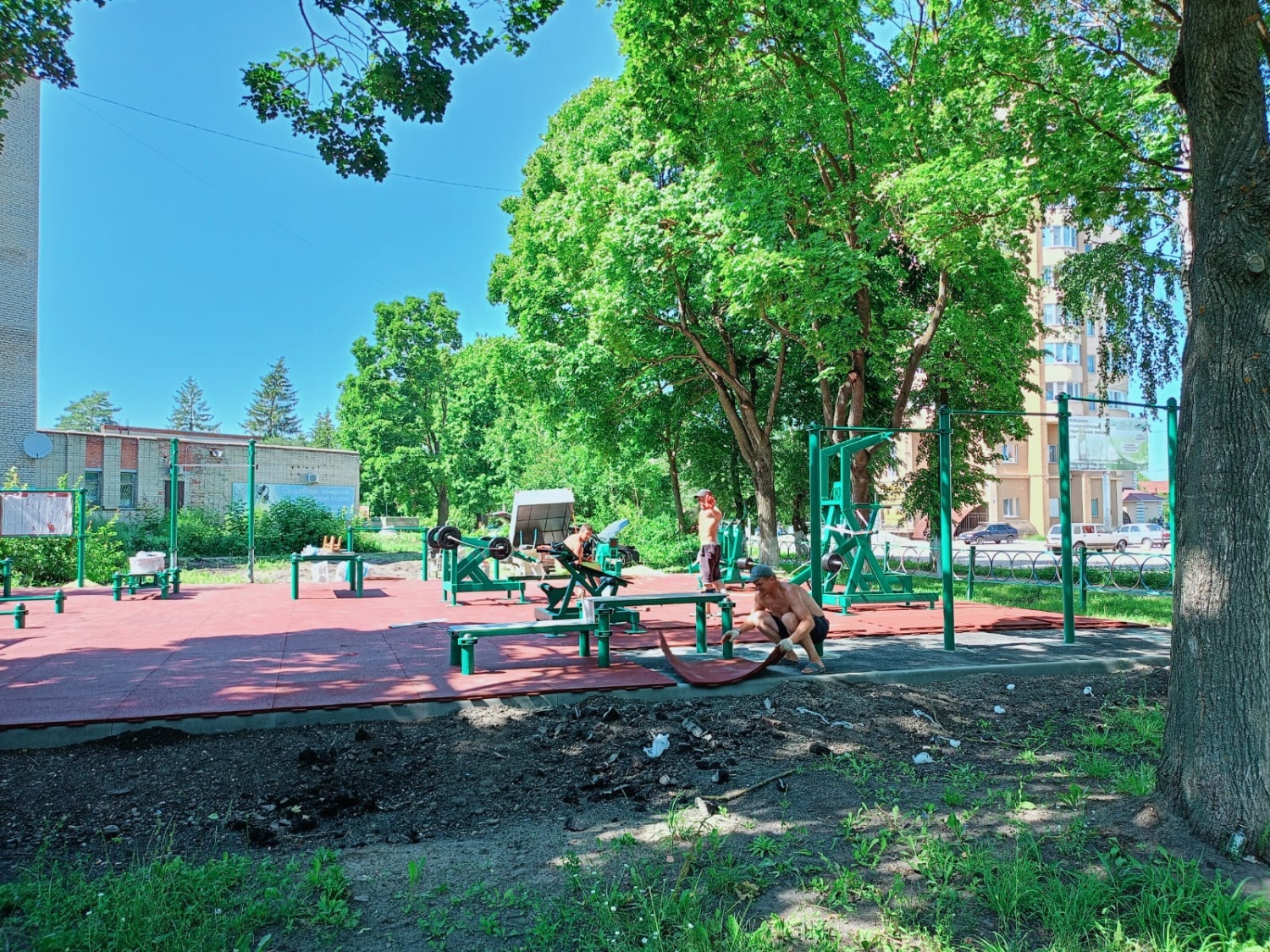 В Каменке построили новую площадку для сдачи нормативов ГТО