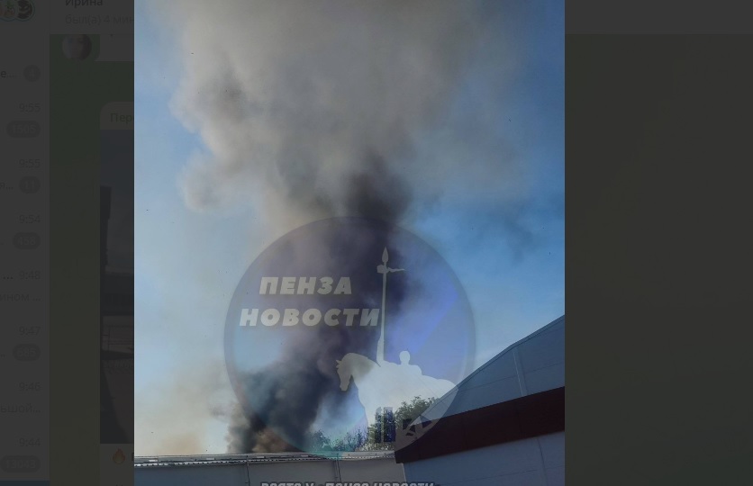 В Заводском районе Пензы замечено возгорание