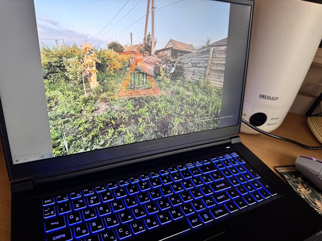 «Приземлился» на грядки: В Каменке перевернулась легковушка