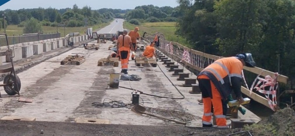 В Шемышейском районе Пензенской области ремонтируют мост через Няньгу