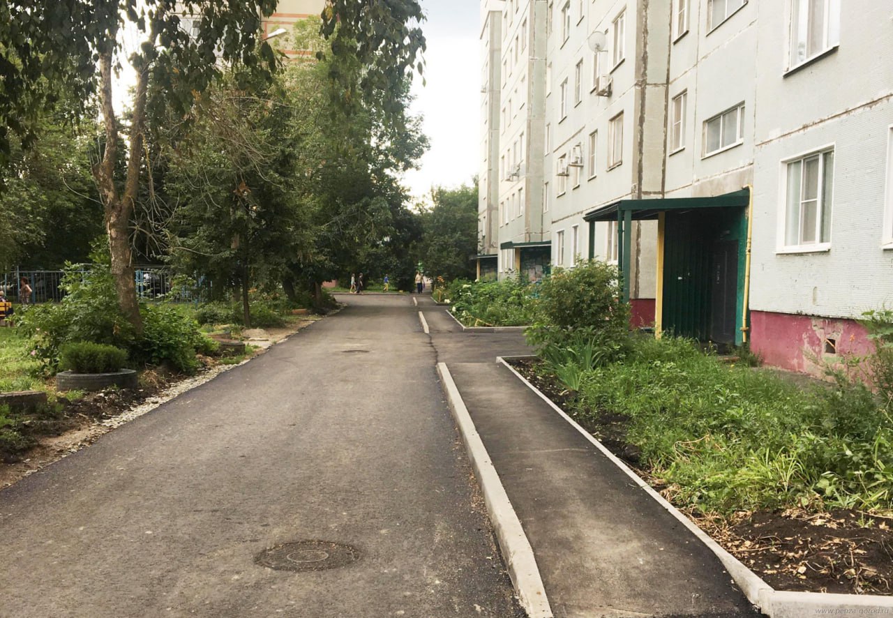 Десятки дворов и улиц благоустроили в рамках программы "Мой двор" в Пензе